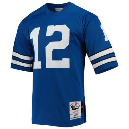 Roger Staubach Dallas Cowboys 1971 Authentic Throwback Retired Player Jersey - Royal sale