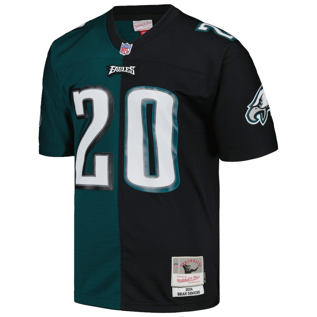 Brian Dawkins Philadelphia Eagles 2004 Split Legacy Replica Jersey - Midnight Green/Black for sale