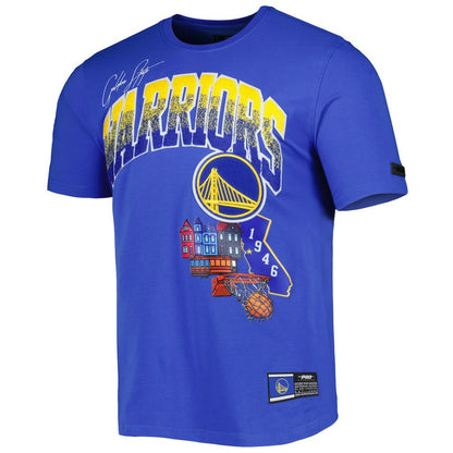 Golden State Warriors Pro Standard Hometown Chenille T-Shirt sale - Royal sale