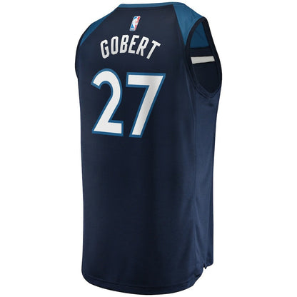 Rudy Gobert Minnesota Timberwolves Fast Break Replica Jersey - Icon Edition - Navy | Fanatics sale
