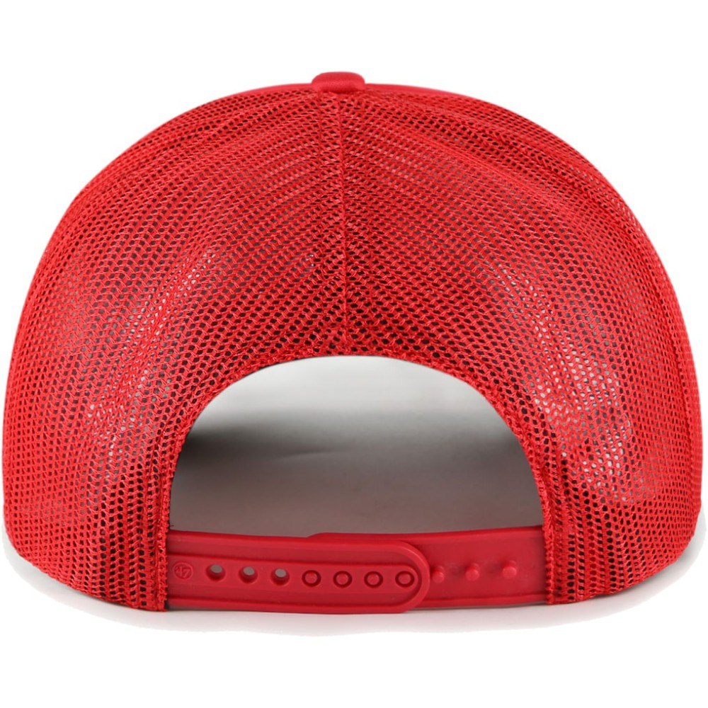 Washington Nationals Backhaul Foam Trucker Snapback Hat - Red | 47 brand