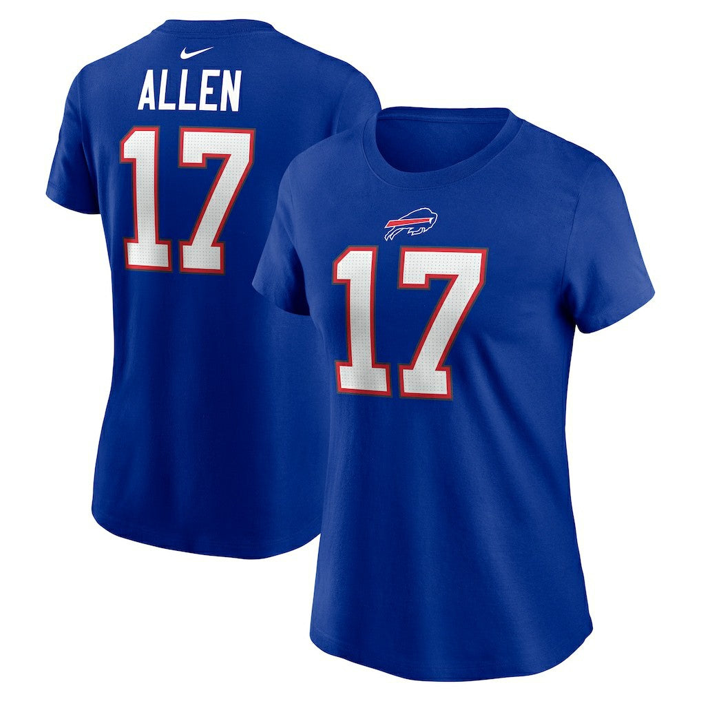 Josh Allen Buffalo Bills Women's Player Name & Number T-Shirt - Royal | Nike online