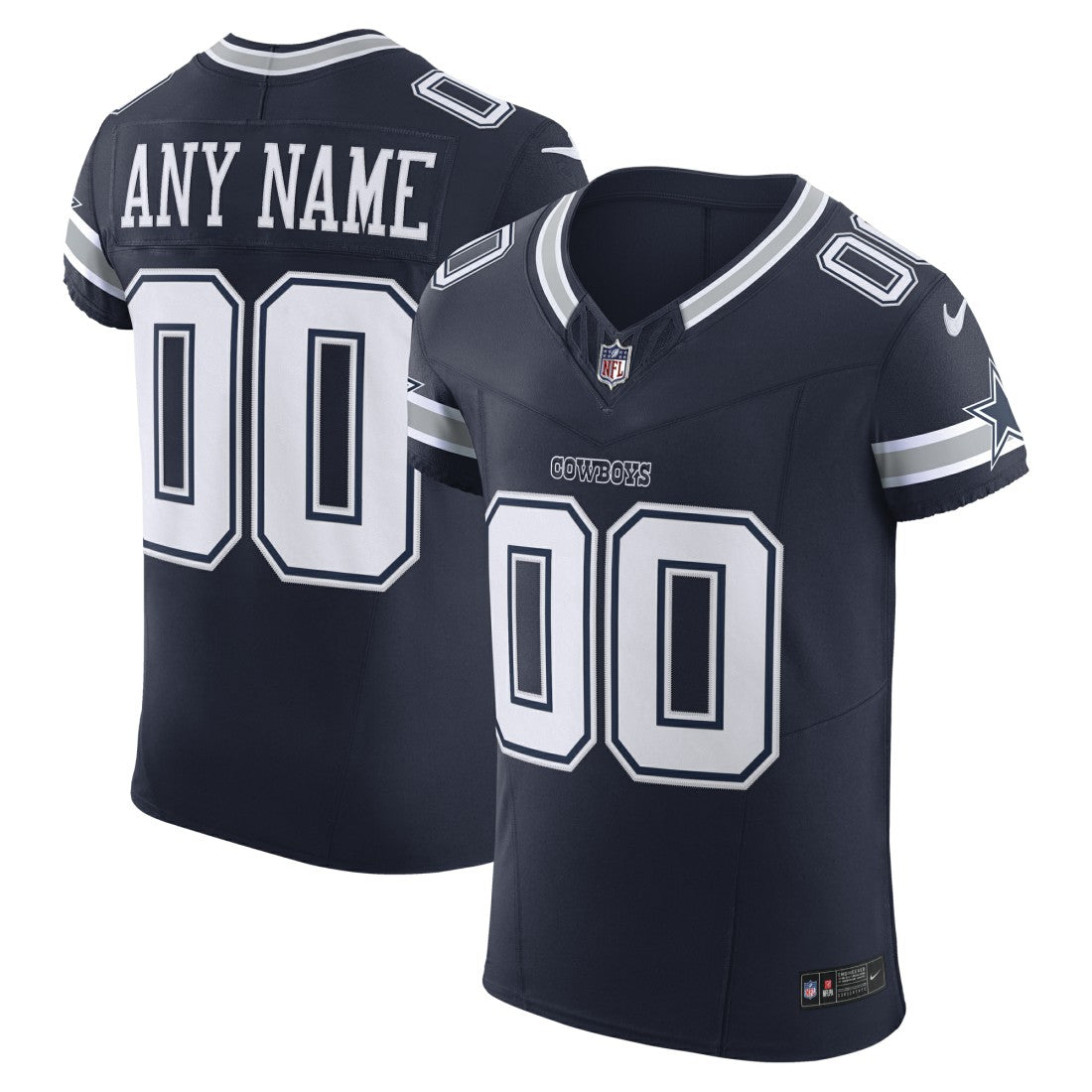 Dallas Cowboys Vapor F.U.S.E. Elite Custom Jersey - Navy | Nike for sale