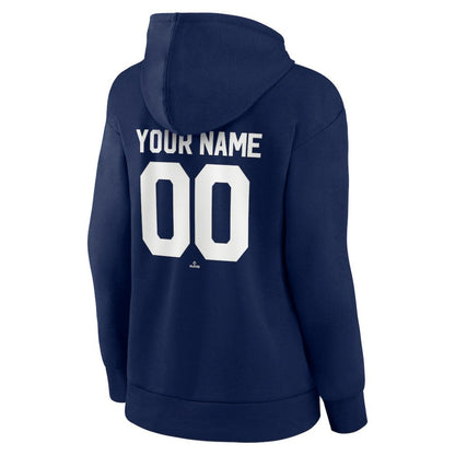New York Yankees Women's Personalized Cooperstown Collection Winning Streak Pullover Hoodie - Navy