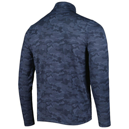 Chicago Bears Antigua Brigade Quarter-Zip Sweatshirt - Navy discount