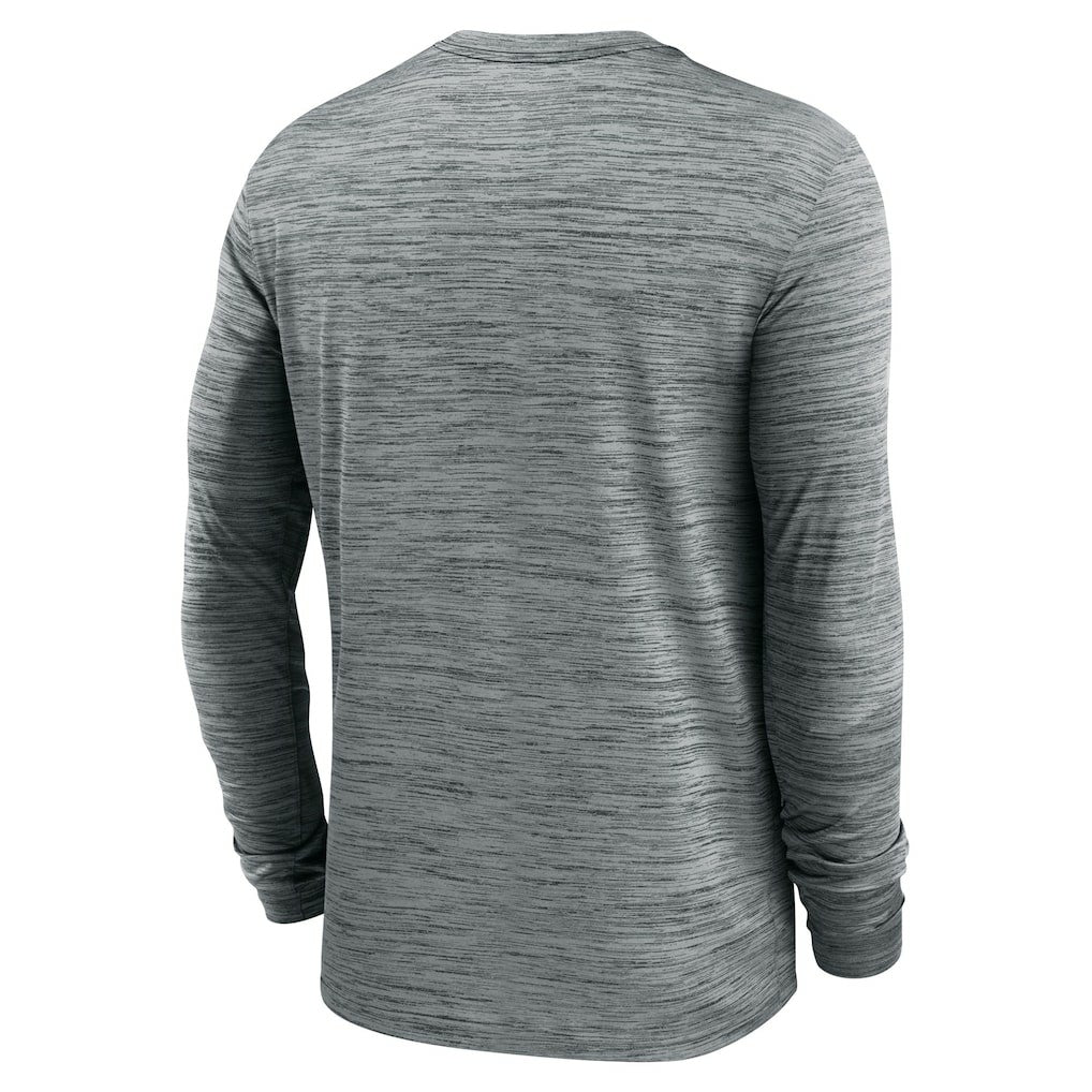 Cleveland Browns Sideline Team Velocity Performance Long Sleeve T-Shirt - Heather Gray | Nike outlet