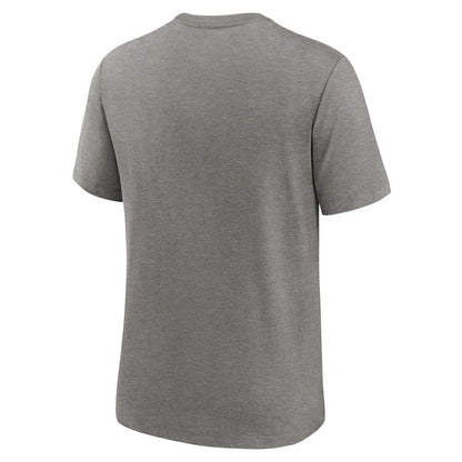 Cleveland Browns Team Tri-Blend T-Shirt - Heather Charcoal | Nike for sale