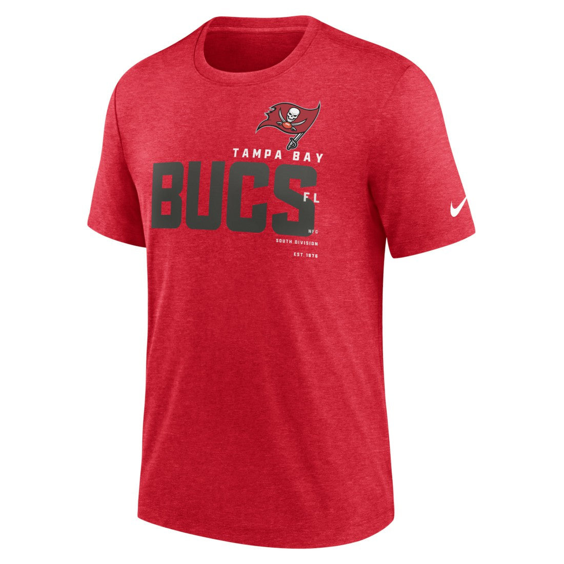 Tampa Bay Buccaneers Team Tri-Blend T-Shirt - Heather Red | Nike on sale