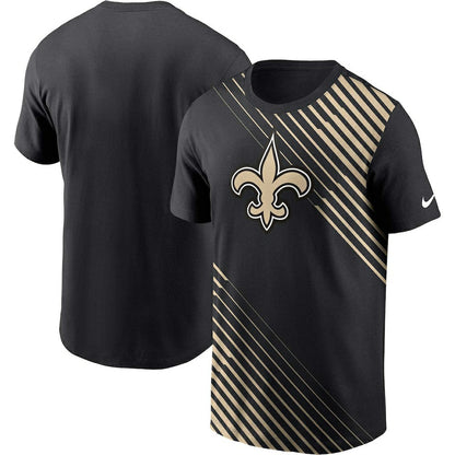 New Orleans Saints Yard Line Fashion Asbury T-Shirt - Black | Nike sale
