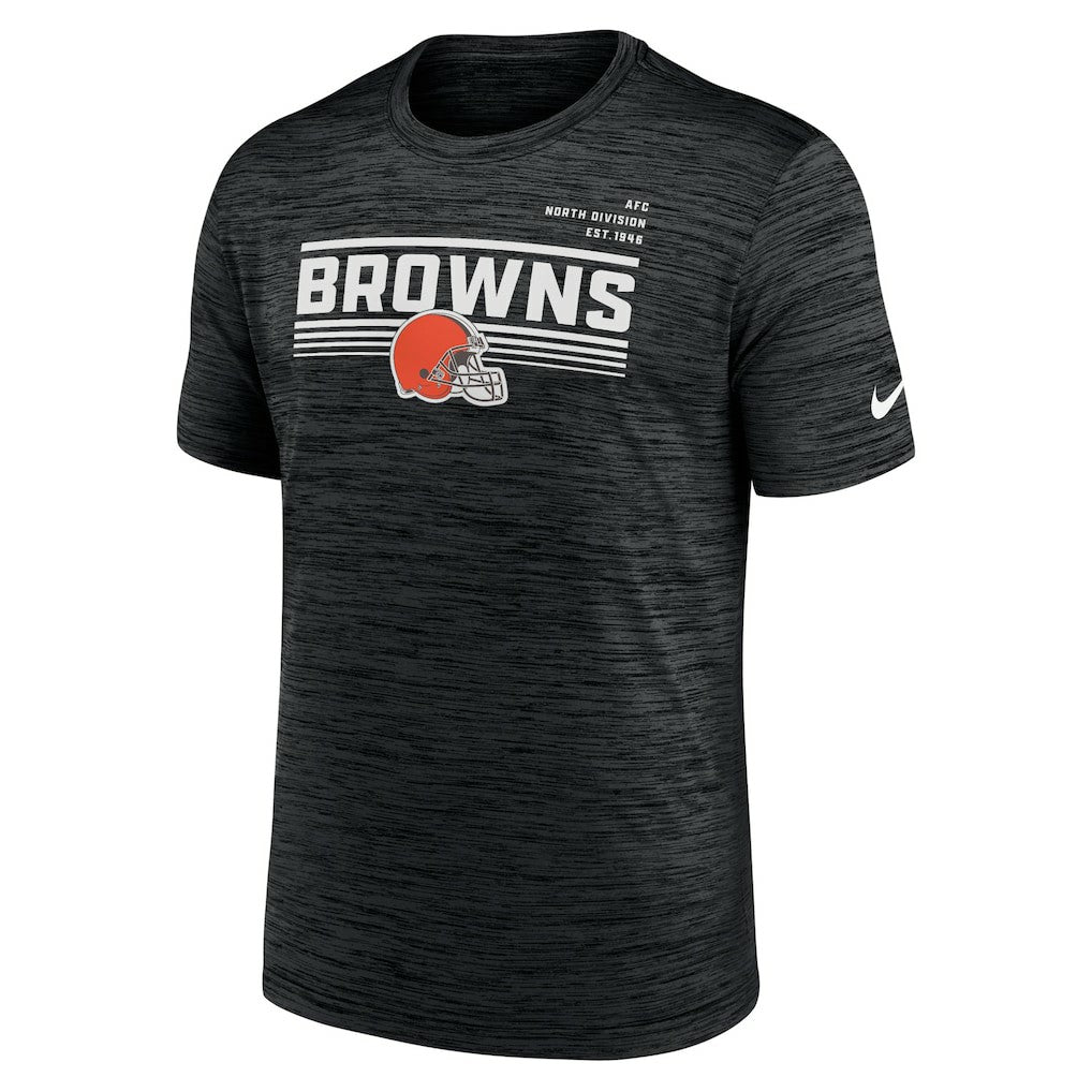 Cleveland Browns Yardline Velocity Performance T-Shirt - Anthracite | Nike sale