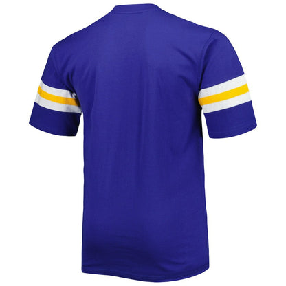 Los Angeles Rams Big & Tall Arm Stripe T-Shirt - Royal sale