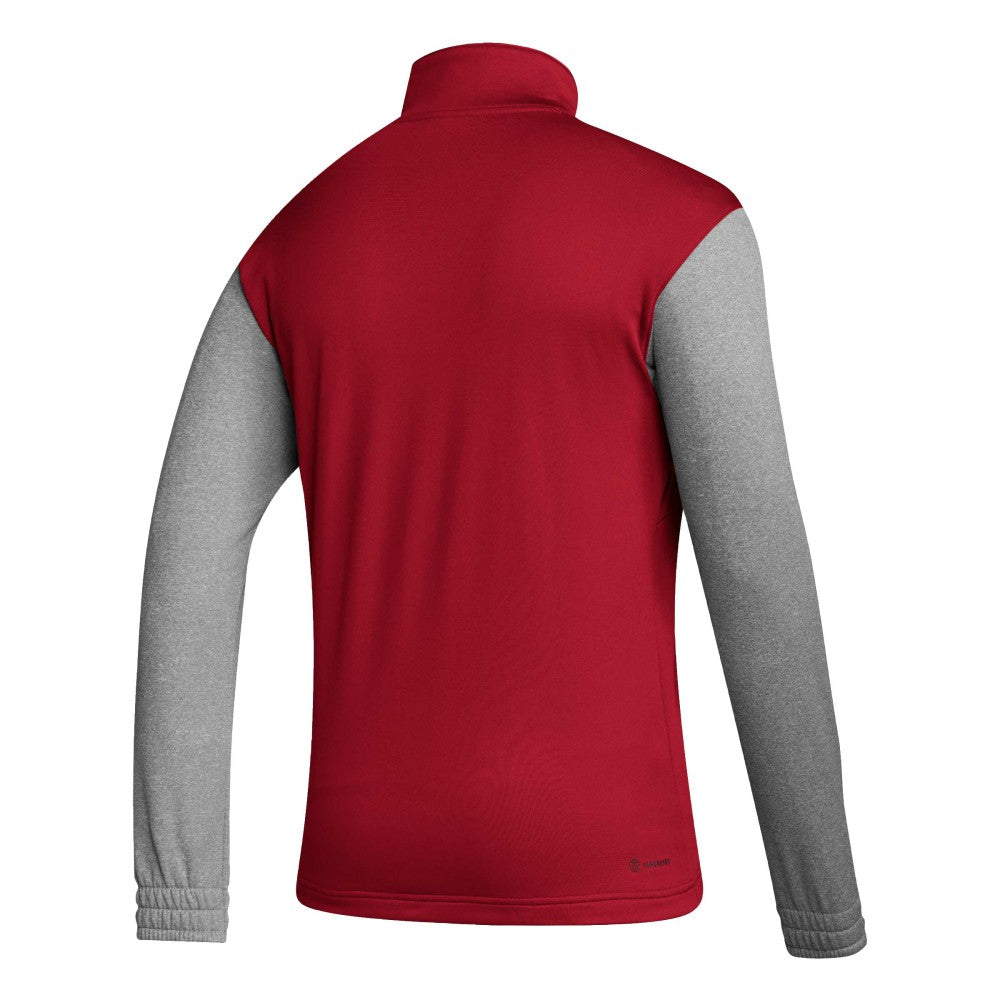 Spain National Team Crest Long Sleeve Half-Zip Top - Red | Adidas on sale