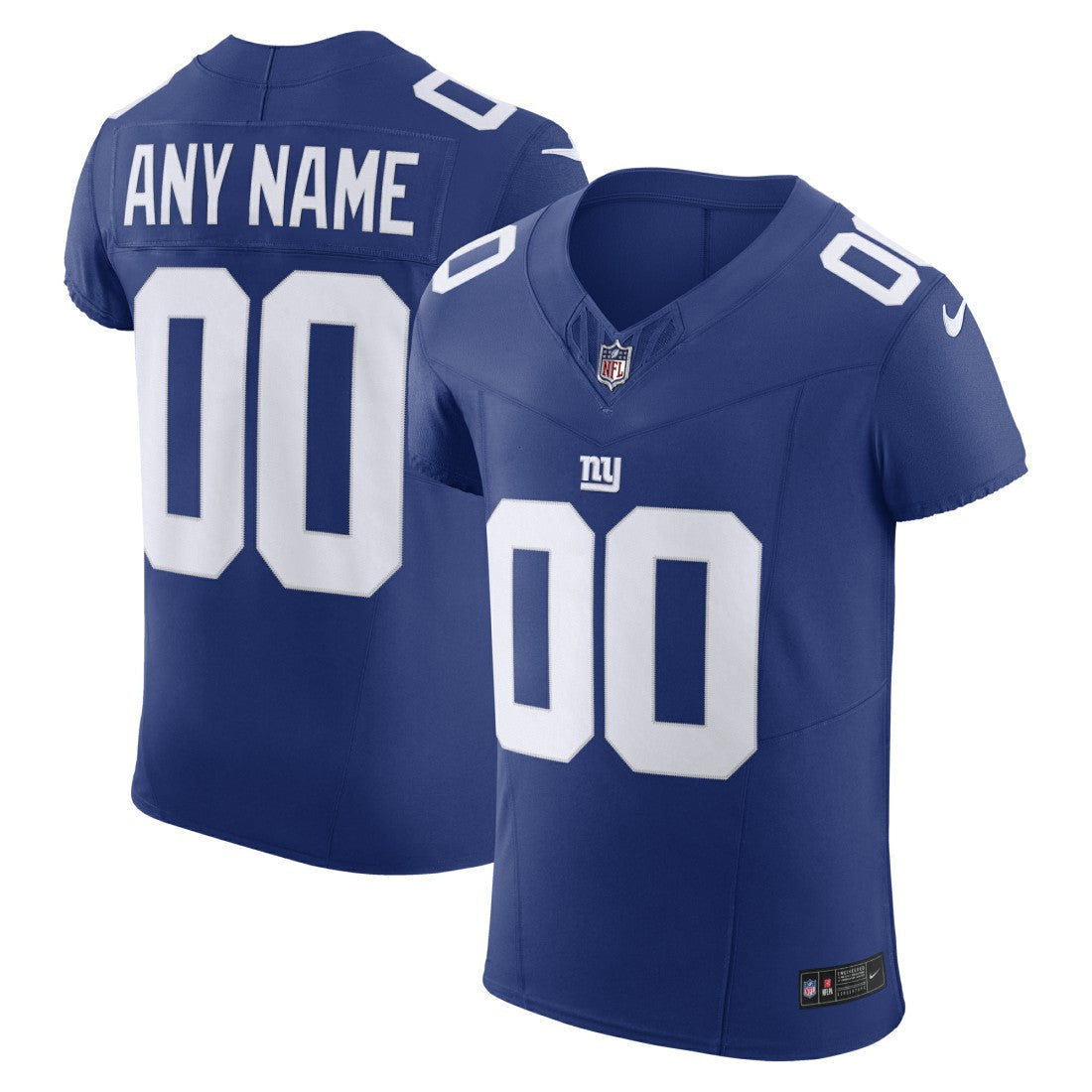 New York Giants Vapor F.U.S.E. Elite Custom Jersey - Royal | Nike on sale