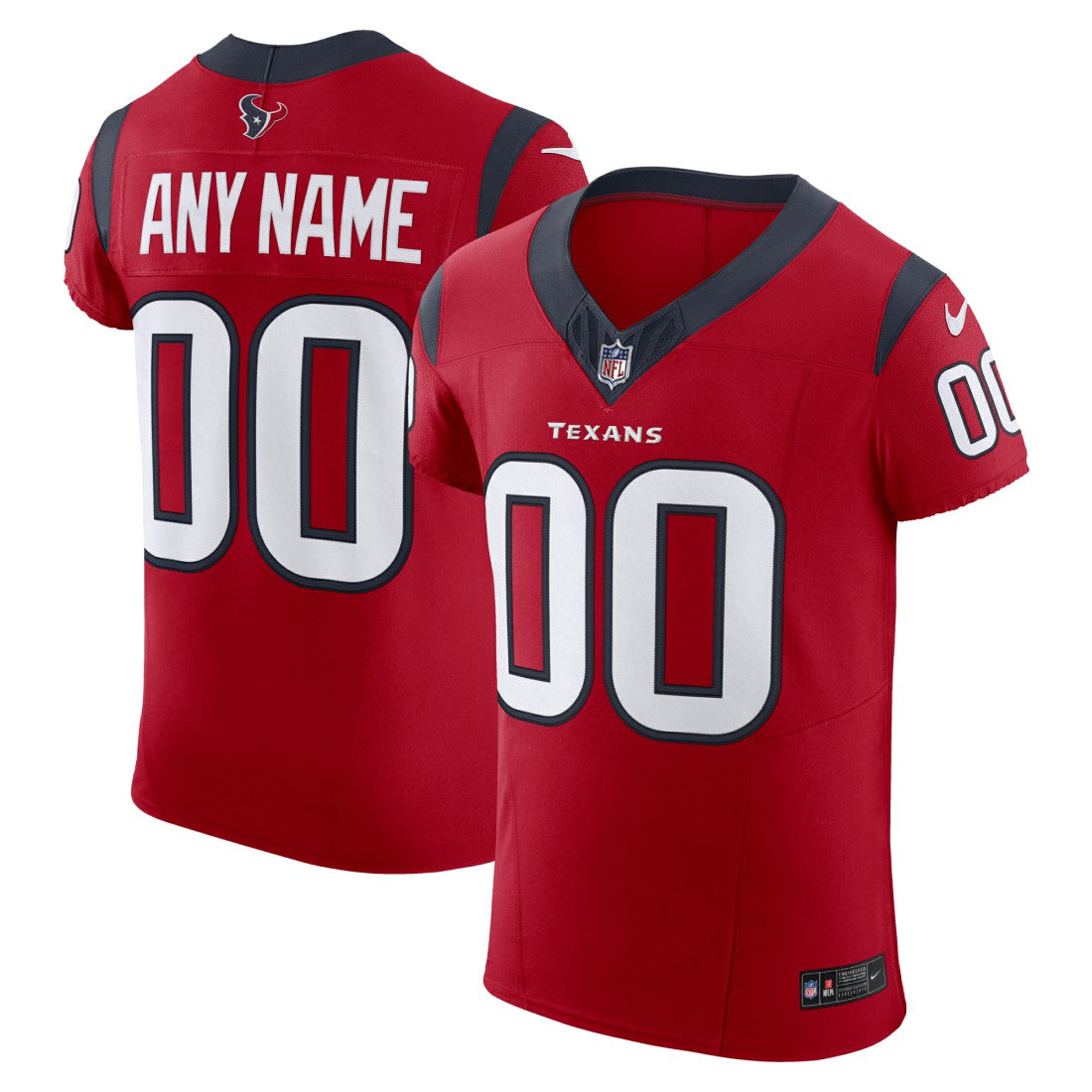 Houston Texans Alternate Vapor F.U.S.E. Elite Custom Jersey - Red | Nike online