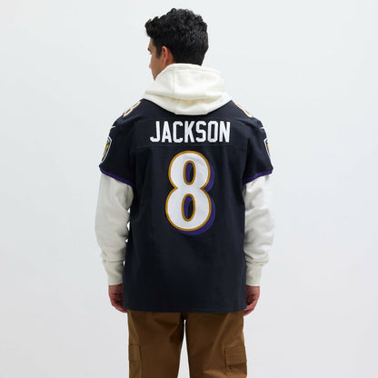 Lamar Jackson Baltimore Ravens Alternate Vapor F.U.S.E. Elite Jersey - Black | Nike discount