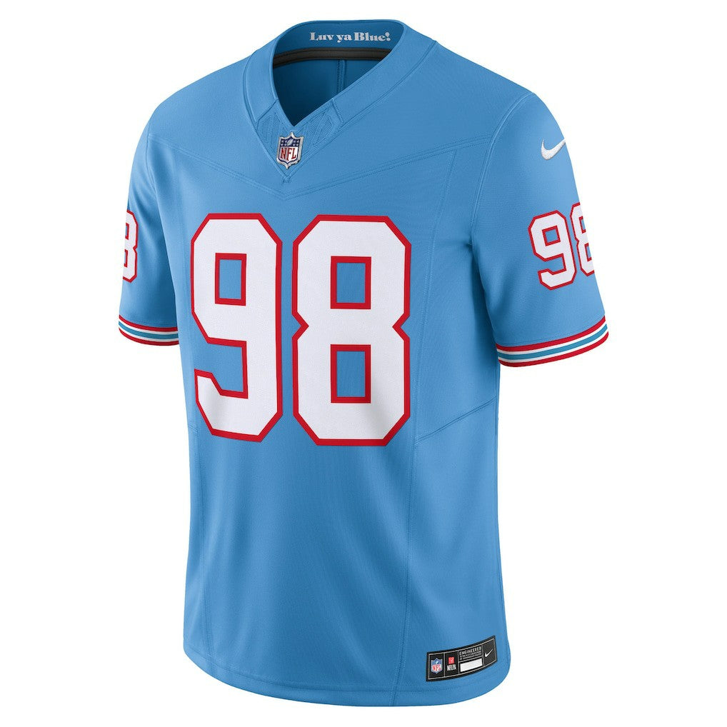 Jeffery Simmons Tennessee Titans Vapor F.U.S.E. Limited Jersey - Light Blue | Nike outlet