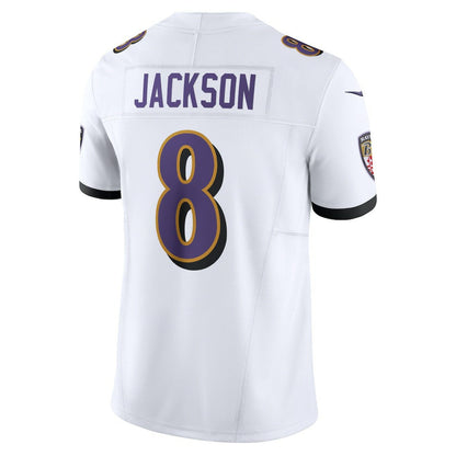 Lamar Jackson Baltimore Ravens Vapor F.U.S.E. Limited Jersey - White | Nike for sale