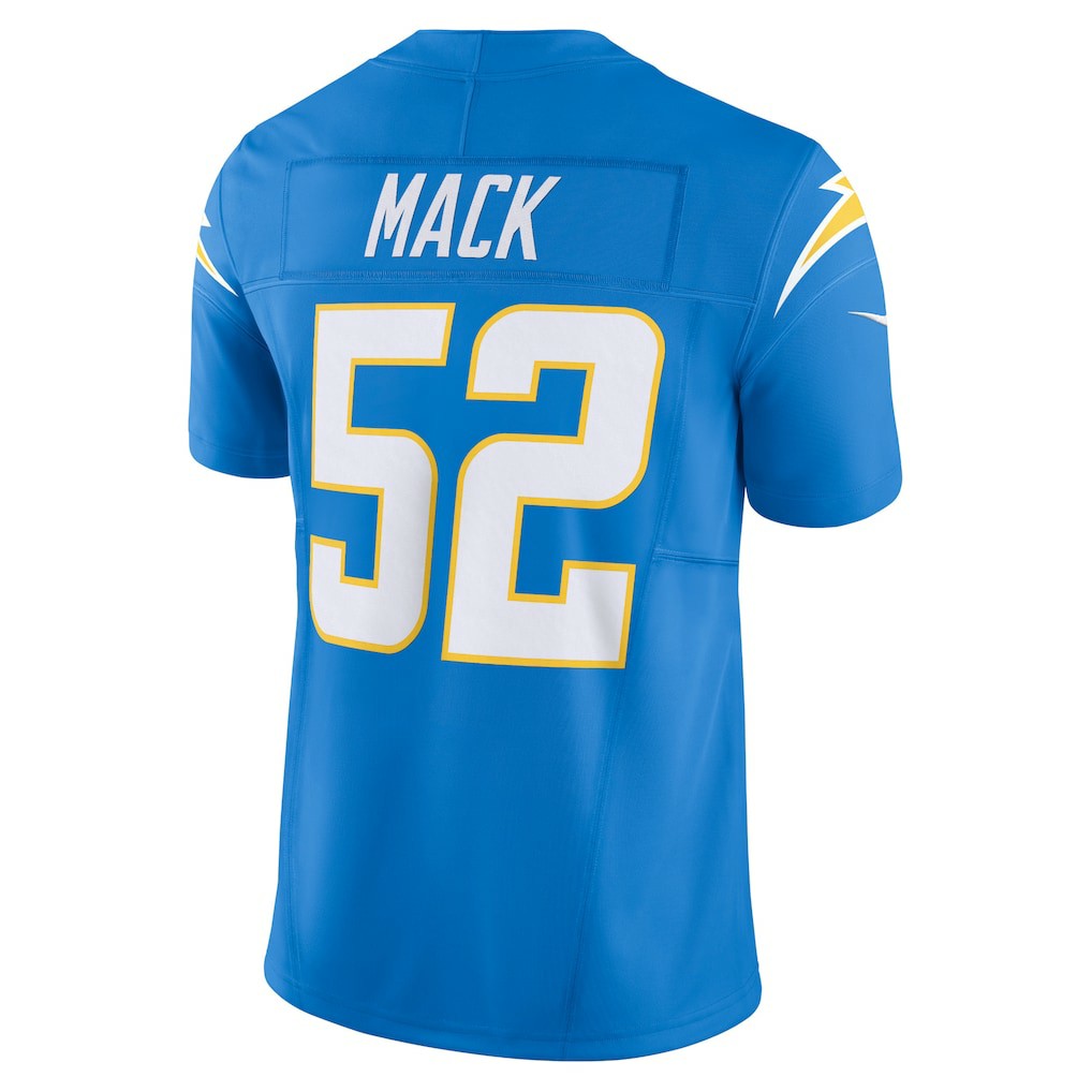 Khalil Mack Los Angeles Chargers Vapor F.U.S.E. Limited Jersey - Powder Blue | Nike sale