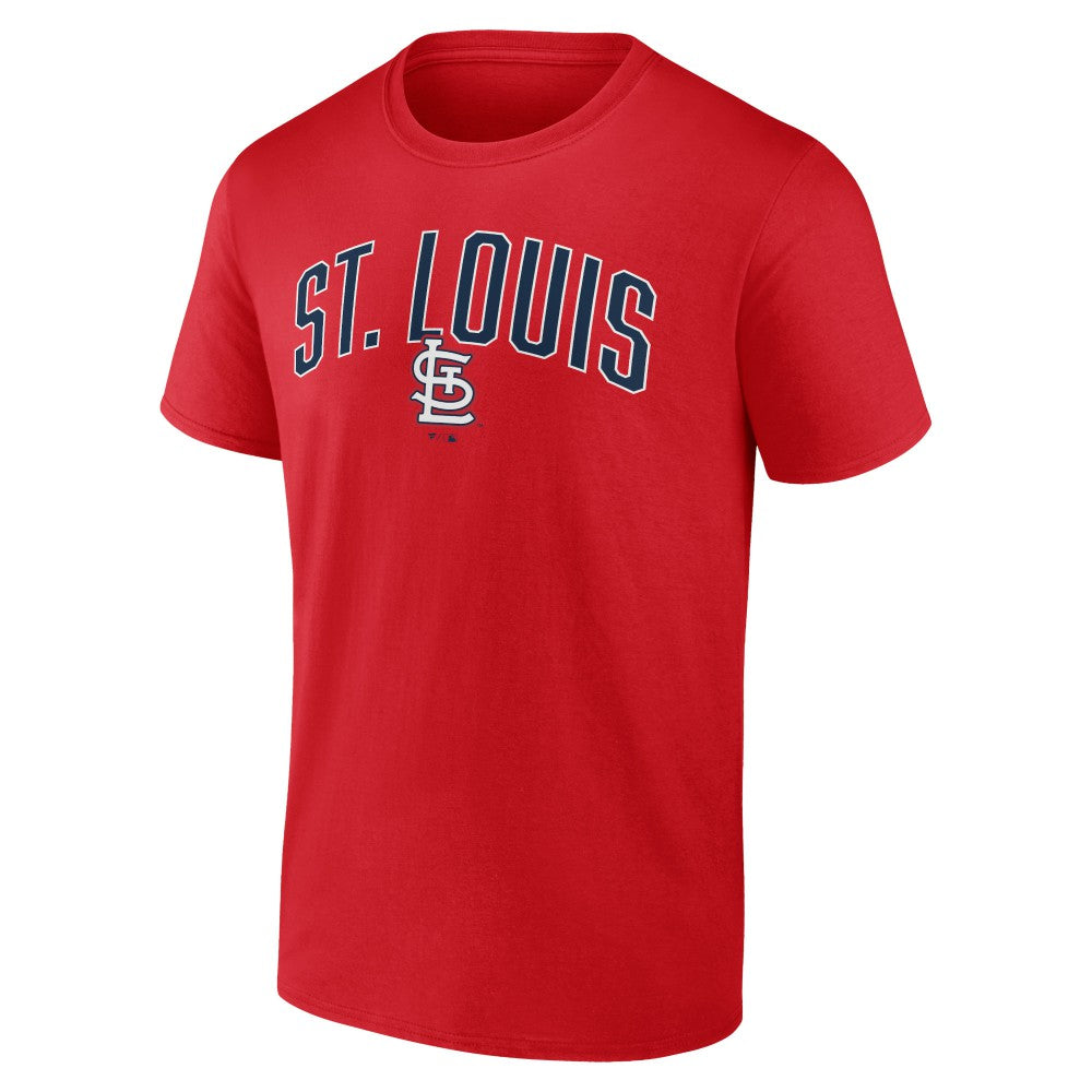 St. Louis Cardinals Arch T-Shirt & Shorts Combo Set - Red/Heather Gray