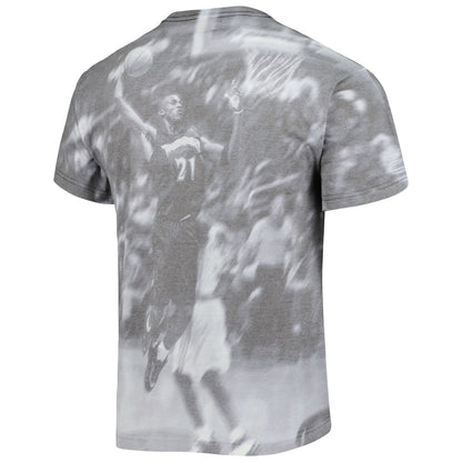 Kevin Garnett Minnesota Timberwolves Above The Rim T-Shirt - Heather Gray | Mitchell & Ness for sale