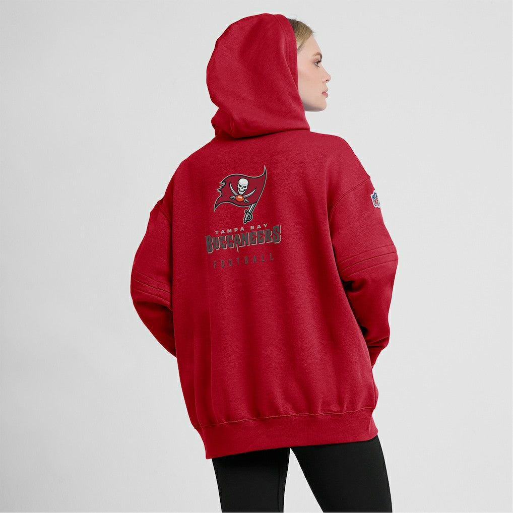 Tampa Bay Buccaneers Women's 2023 Sideline Club Fleece Pullover Hoodie - Red | Nike discount