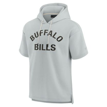 Buffalo Bills Unisex Elements Super Soft Fleece Short Sleeve Pullover Hoodie - Gray online