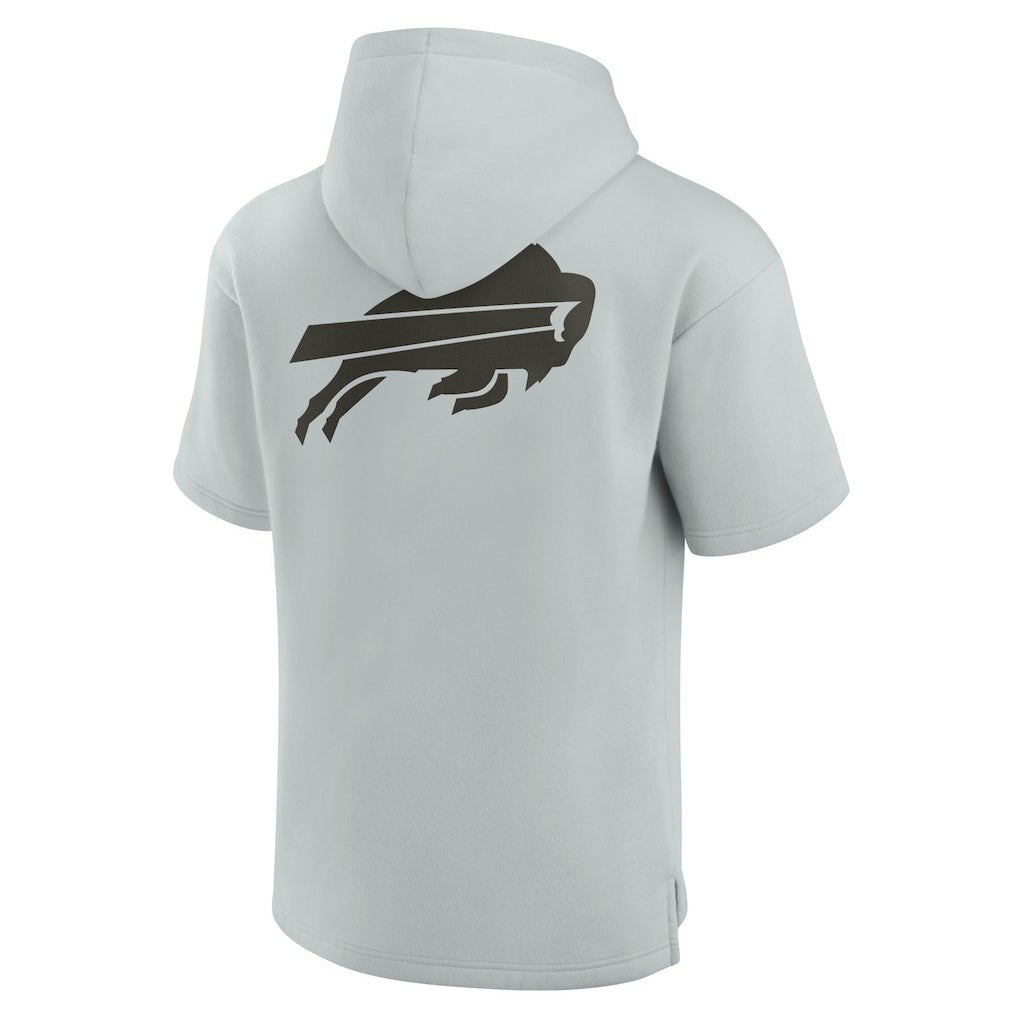 Buffalo Bills Unisex Elements Super Soft Fleece Short Sleeve Pullover Hoodie - Gray online