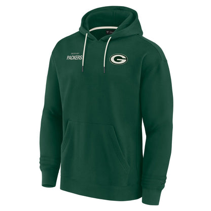 Green Bay Packers Unisex Elements Super Soft Fleece Pullover Hoodie - Green cheap