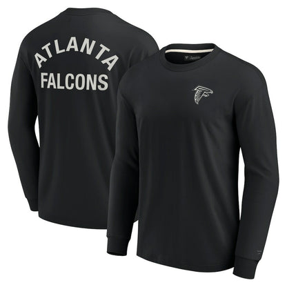 Atlanta Falcons Unisex Elements Super Soft Long Sleeve T-Shirt - Black outlet