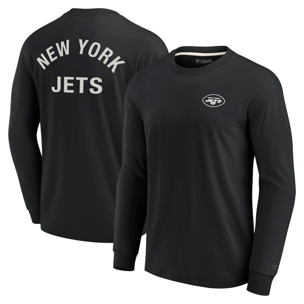 New York Jets Unisex Elements Super Soft Long Sleeve T-Shirt - Black sale