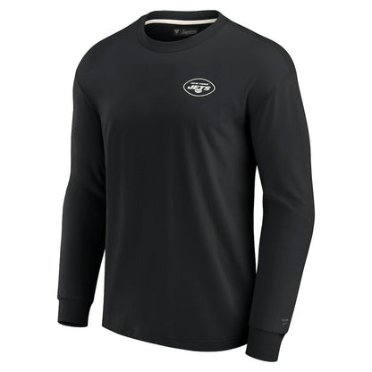 New York Jets Unisex Elements Super Soft Long Sleeve T-Shirt - Black sale