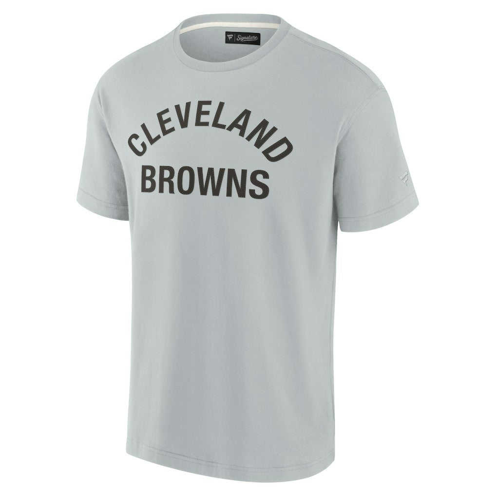 Cleveland Browns Unisex Elements Super Soft Short Sleeve T-Shirt - Gray outlet