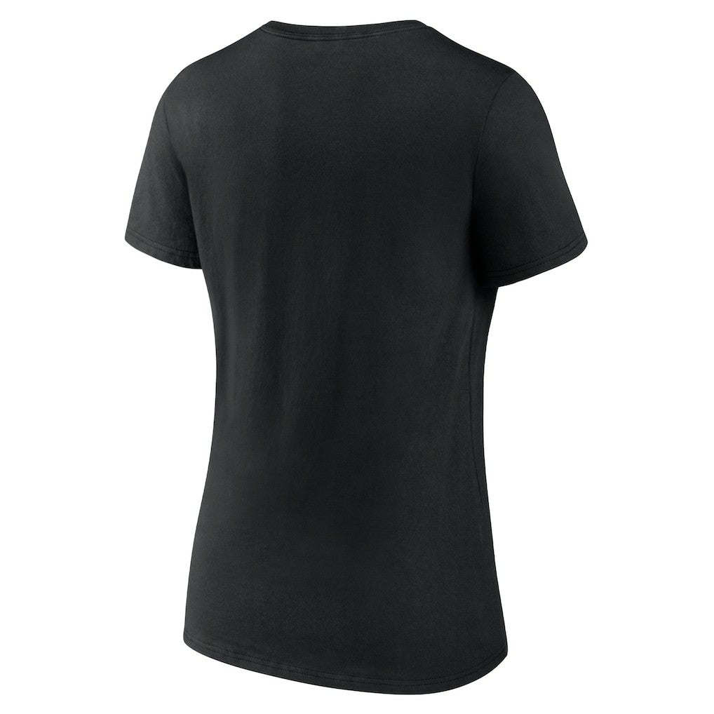 New Orleans Saints Women's Primary Play V-Neck T-Shirt - Black cheap