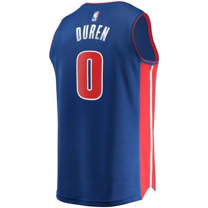 Jalen Duren Detroit Pistons Fast Break Replica Jersey sale - Icon Editi- Blue | Fanatics on sale