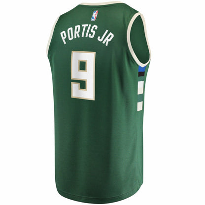 Bobby Portis Milwaukee Bucks Fast Break Replica Jersey - Icon Edition - Green | Fanatics shop