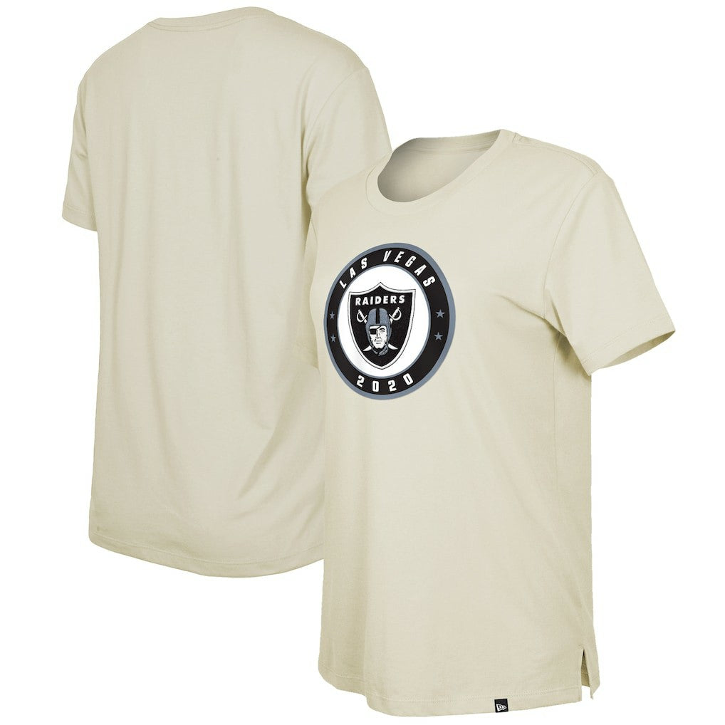 Las Vegas Raiders New Era Women's 2023 NFL Draft T-Shirt - Cream online