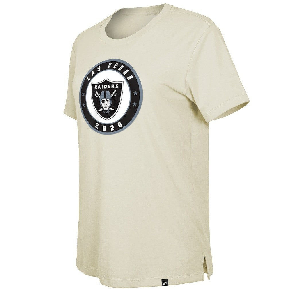 Las Vegas Raiders New Era Women's 2023 NFL Draft T-Shirt - Cream online