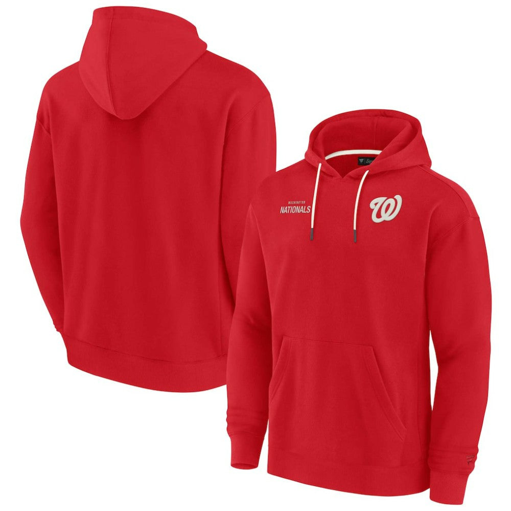 Washington Nationals Unisex Elements Super Soft Fleece Pullover Hoodie - Red