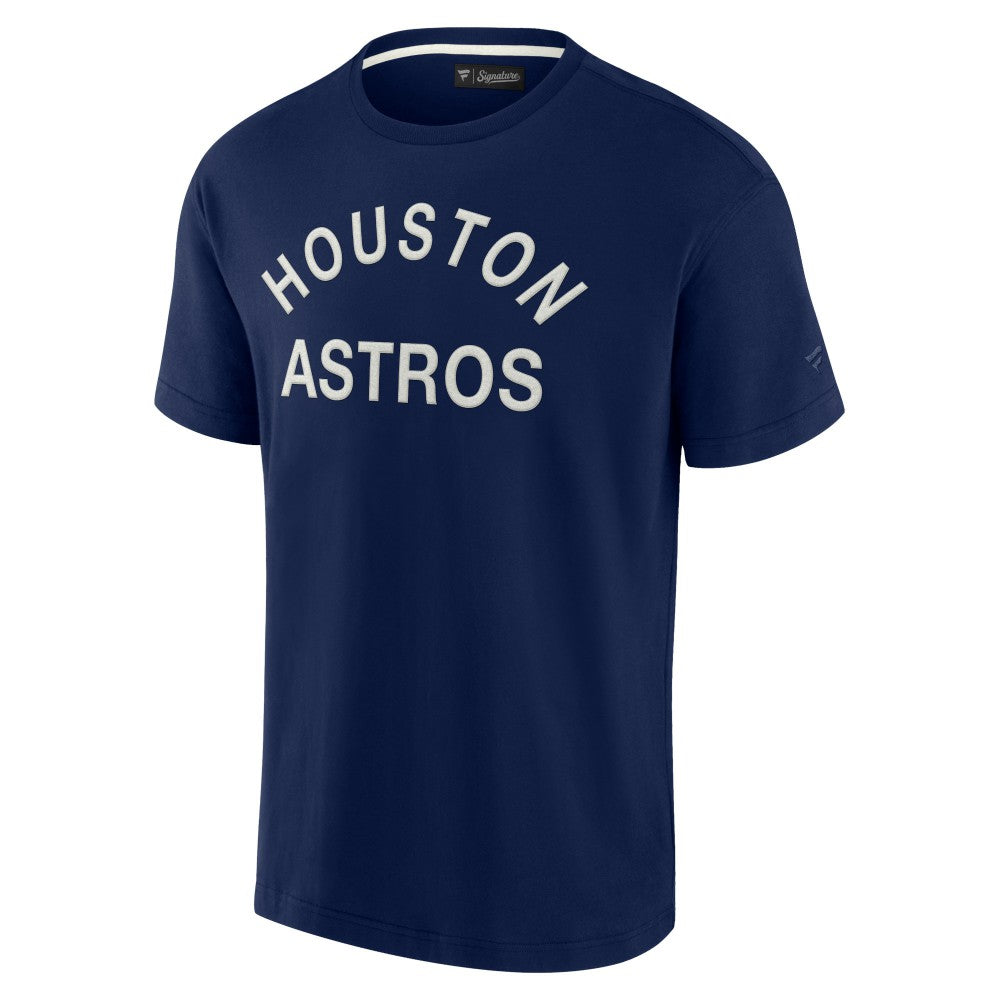 Houston Astros Unisex Elements Super Soft Short Sleeve T-Shirt - Navy