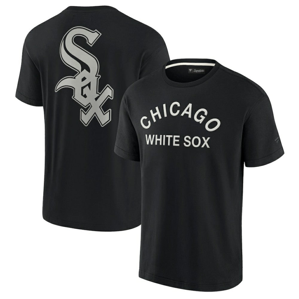 Chicago White Sox Unisex Elements Super Soft Short Sleeve T-Shirt - Black