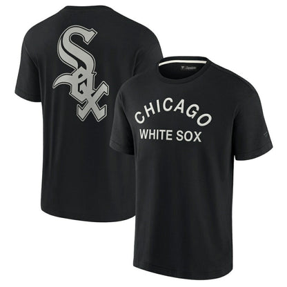 Chicago White Sox Unisex Elements Super Soft Short Sleeve T-Shirt - Black
