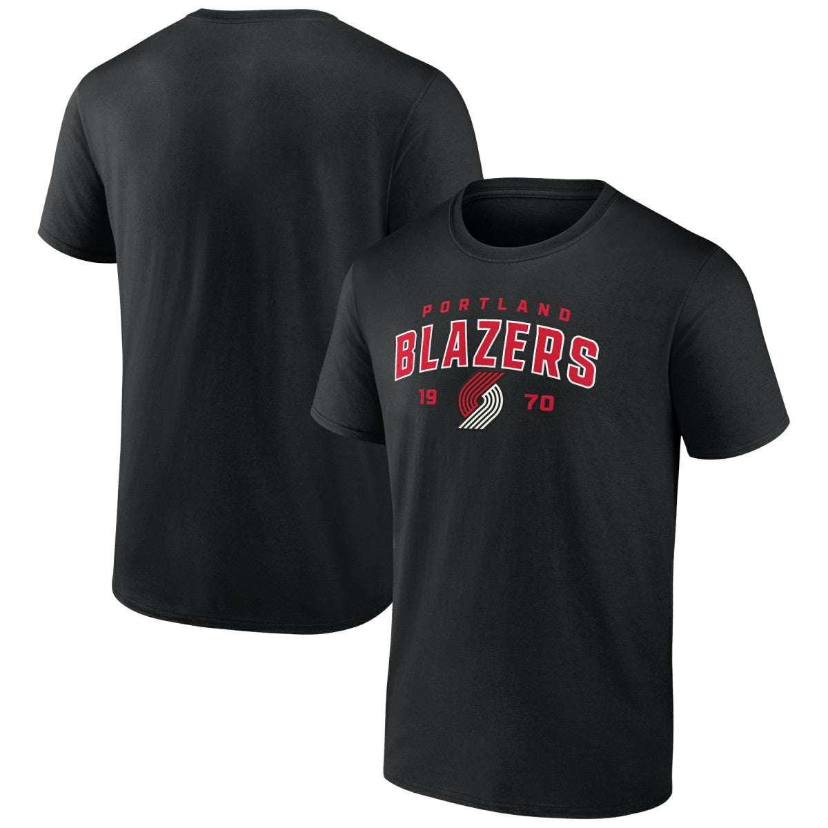 Portland Trail Blazers Rebel Logo T-Shirt - Black for sale
