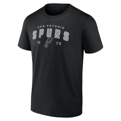 San Antonio Spurs Rebel Logo T-Shirt - Black cheap