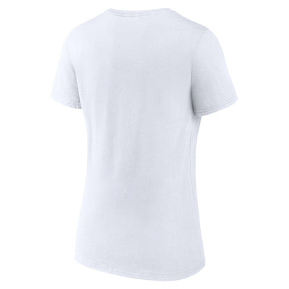 Miami Heat Women's Core Hometown Launch V-Neck T-Shirt - White shop