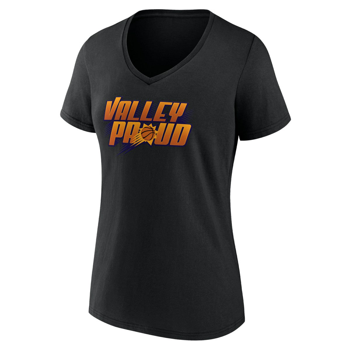 Phoenix Suns Women's Core Hometown Launch V-Neck T-Shirt - Black sale