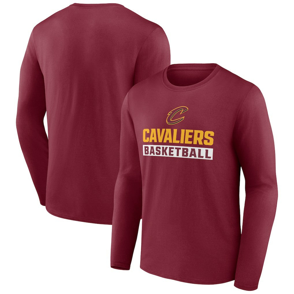 Cleveland Cavaliers Let's Go Long Sleeve T-Shirt sale - Garnet sale