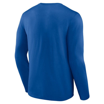 Detroit Pistons Let's Go Long Sleeve T-Shirt sale - Royal on sale