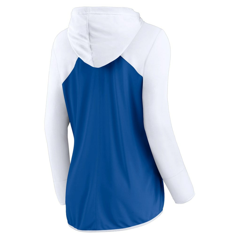 Indianapolis Colts Women's Forever Fan Full-Zip Hoodie - Royal/White sale