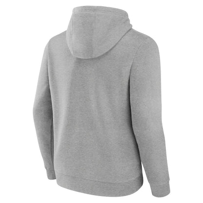 Detroit Lions Primary Team Logo Fitted Pullover Hoodie - Heather Gray for sale