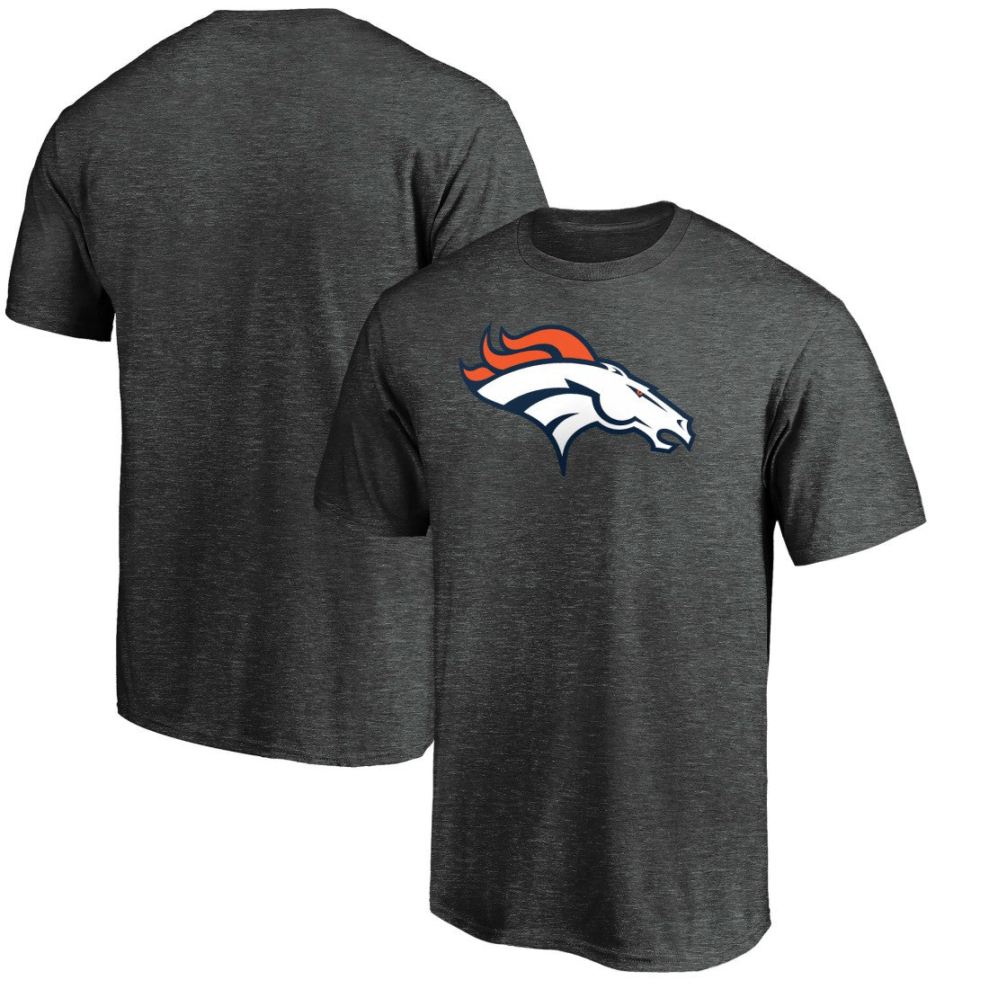 Denver Broncos Primary Logo T-Shirt - Heather Charcoal online